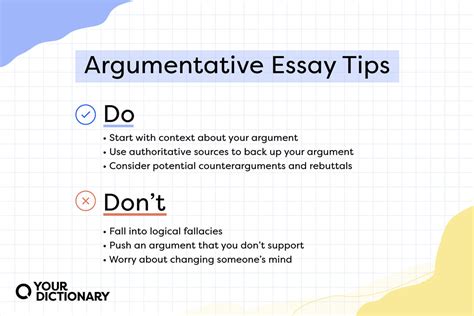 can you use I in an argumentative essay